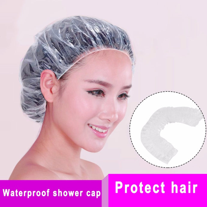 20 piezas elástico desechable para el cabello de baño para mujeres/hombres, herramienta de baño desechable transparente para Spa, herramienta de salón de belleza, producto de baño para ducha en casa