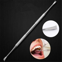 Charger l&#39;image dans la galerie, Stainless Steel Tongue Scraper Cleaner Fresh Breath Cleaning Coated Tongue Toothbrush Dental Oral Hygiene Care Tools