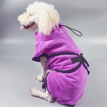 Charger l&#39;image dans la galerie, JORMEL 2019 Pet Supplies Dog Bathrobe Warm Dog Clothes Super Absorbent Drying Towel for Teddy Bath Towel