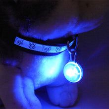 Charger l&#39;image dans la galerie, 2019 New Cute Pet Safety Keyring Night Light Pendant Dog Cat Puppy LED Night Safety Flashing Pedant