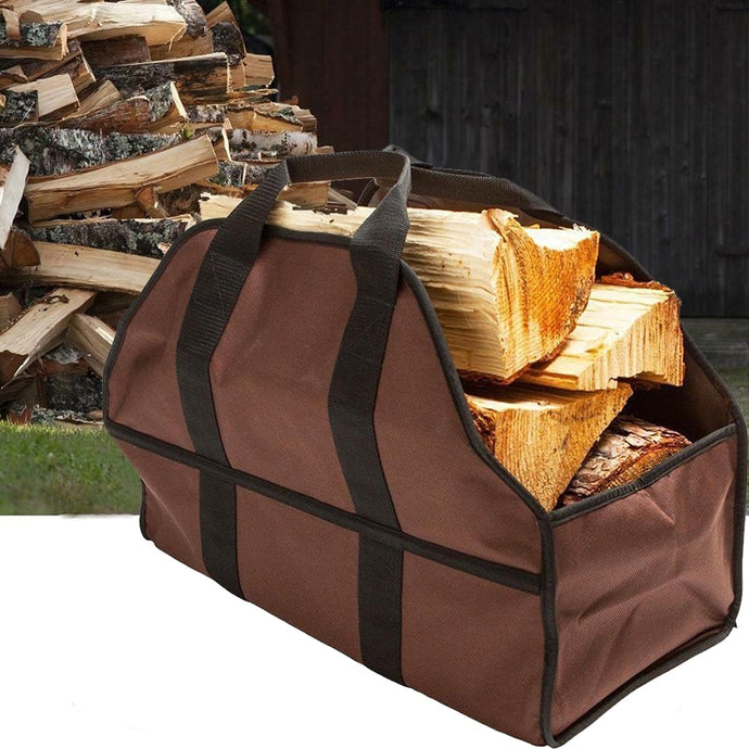 Outdoor Fireplace Firewood Storage Bag Oxford Firewood Log Carrier Wood Tote Bag Portable Indoor for fire pit  Beach Groceries